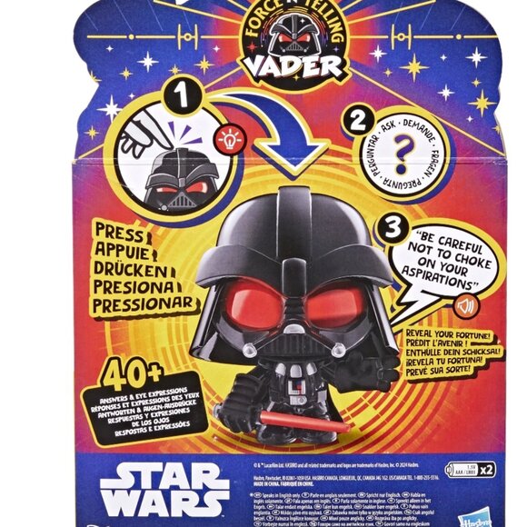 New With Tags Star Wars Force N Telling Vader, Star Wars Toys for Kids - Picture 2 of 7